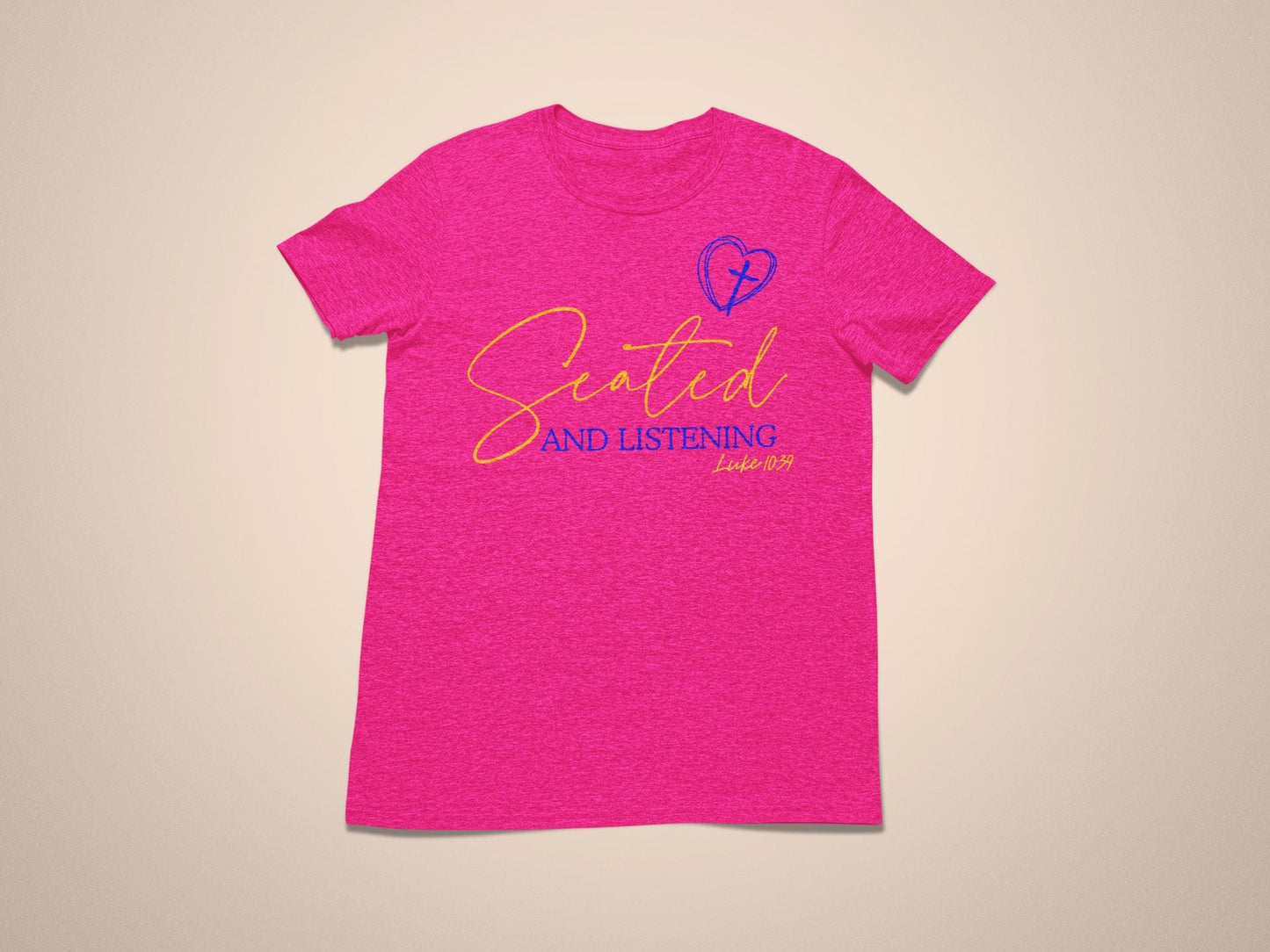 Seated and Listening Faith Tee