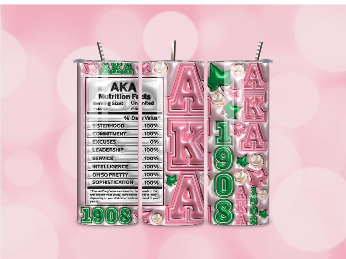 AKA Pearls of Sisterhood Tumbler – AKA Made