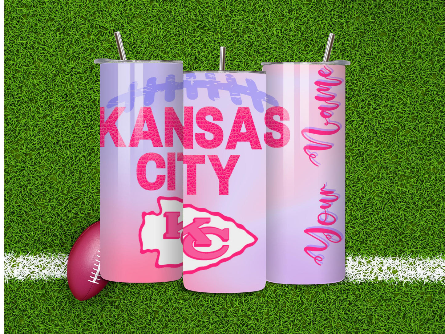 Kansas City Chiefs Football Frenzy Tumbler