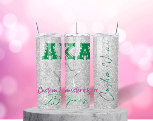 AKA Silver Star Tumbler – AKA Made